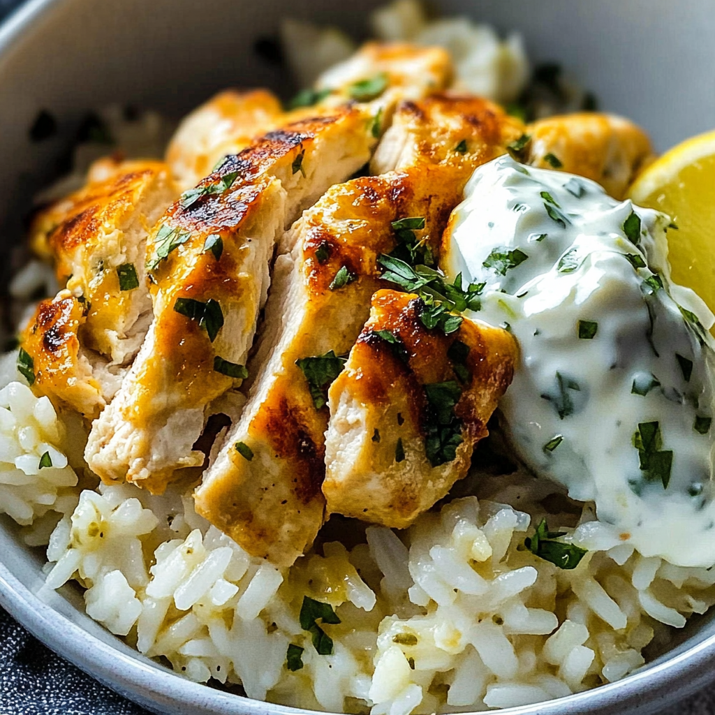 Tzatziki Chicken Rice Bake
