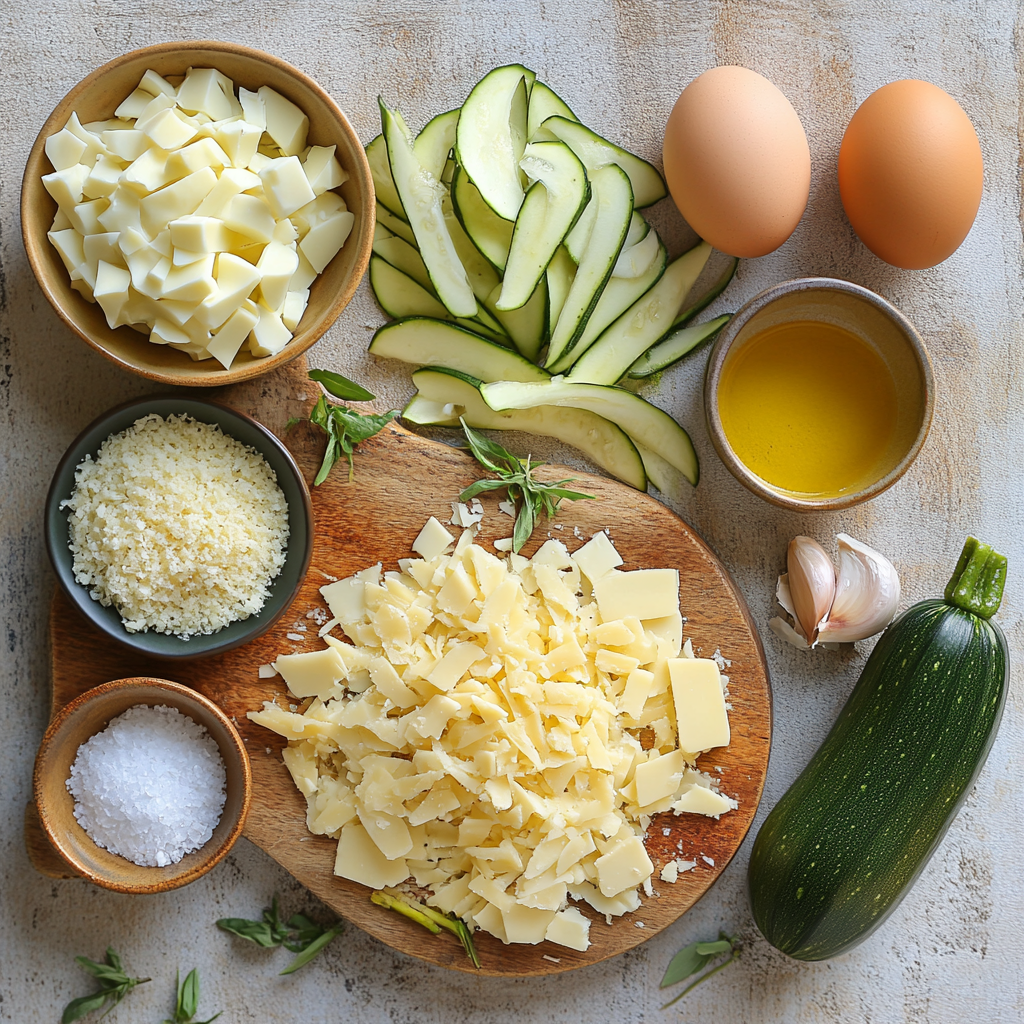Zucchini Casserole ingredients