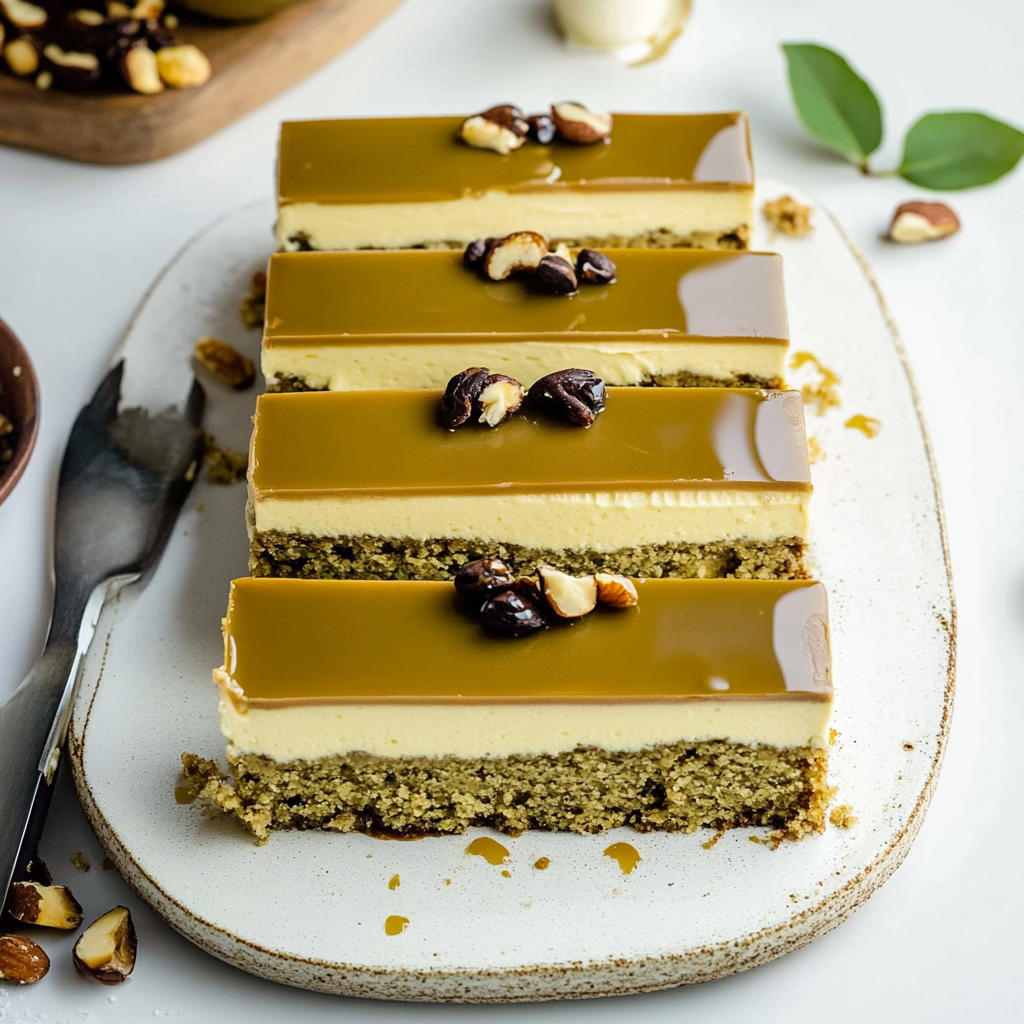 Christmas No Bake Dubai Cheesecake Bars