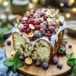 Amaretto-Matcha Christmas Surprise Cake