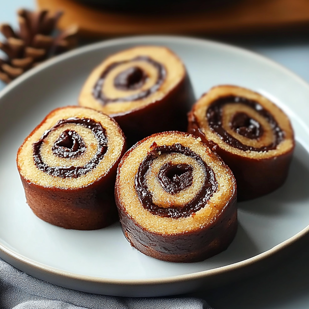 Christmas Chocolate Peanut Butter Pinwheels