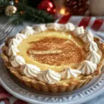 Christmas Eve Cinnamon-Vanilla Custard Pie