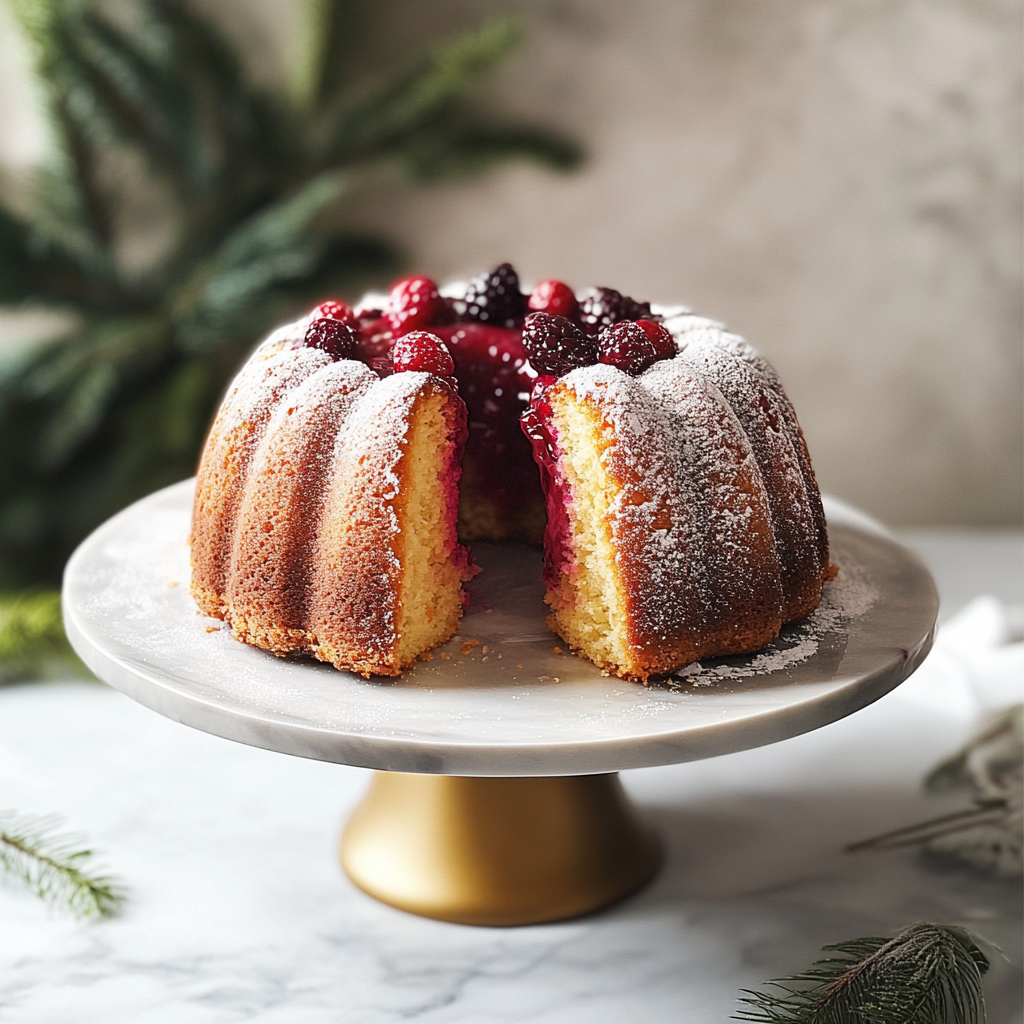 Cranberry Orange Bundt Cake