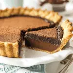 Christmas Chocolate Chess Pie