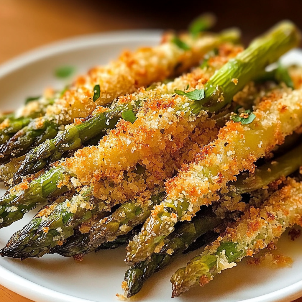 Crispy Parmesan Asparagus Fries