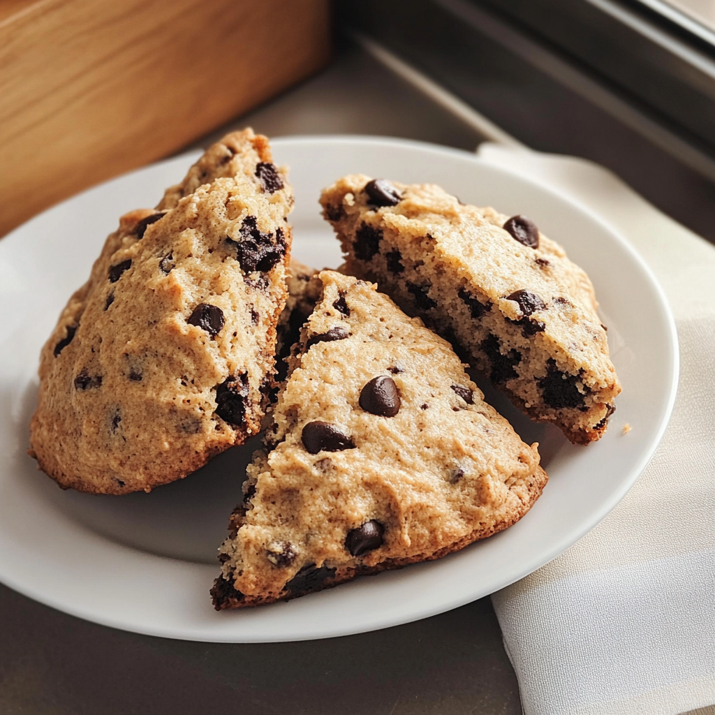 Banana Chocolate Chip Scones