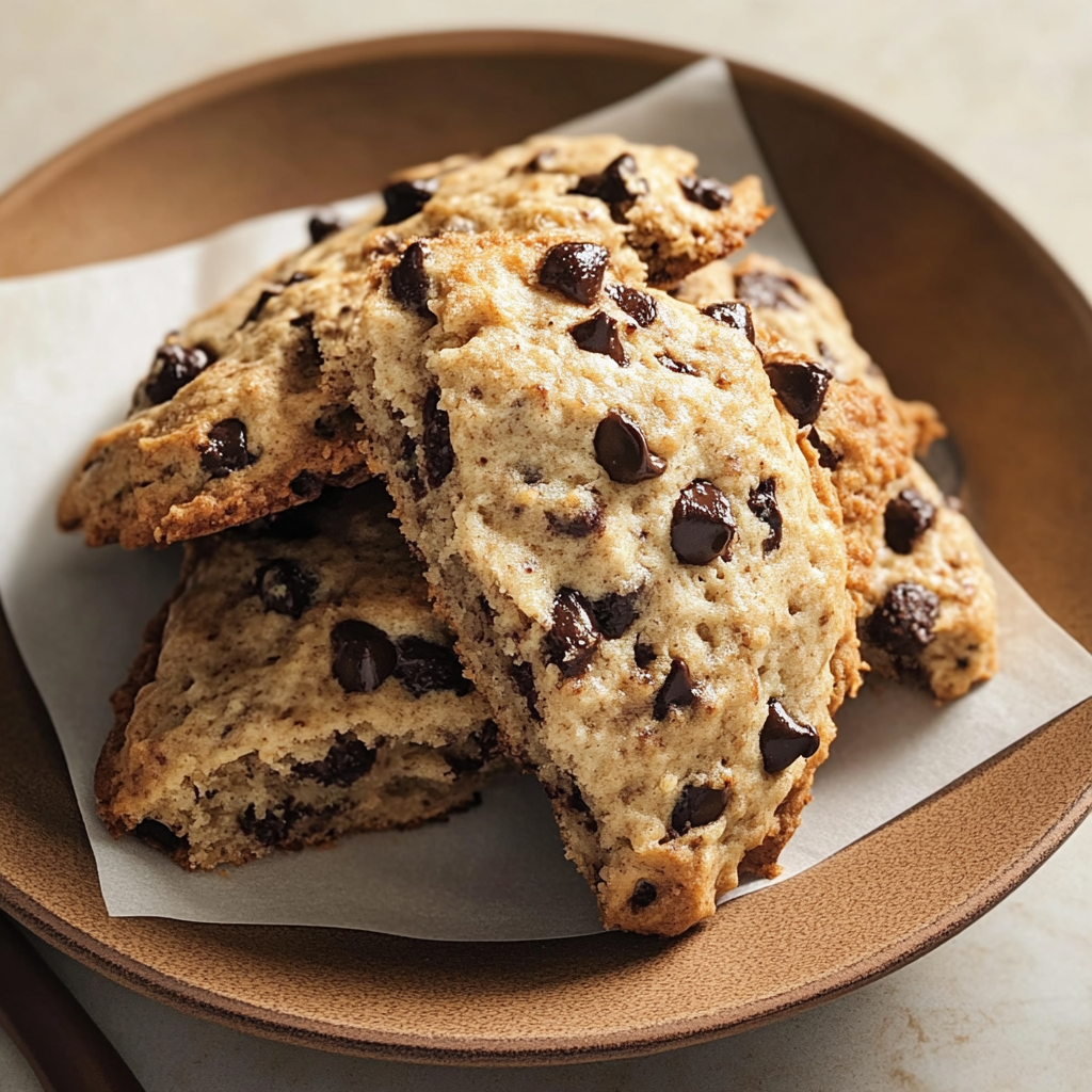 Banana Chocolate Chip Scones