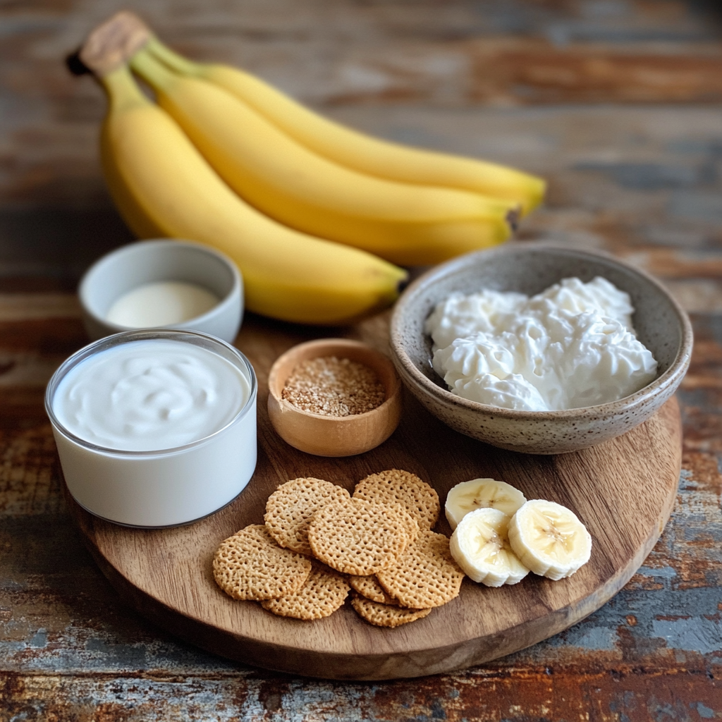 Banana Pudding Jars ingredients