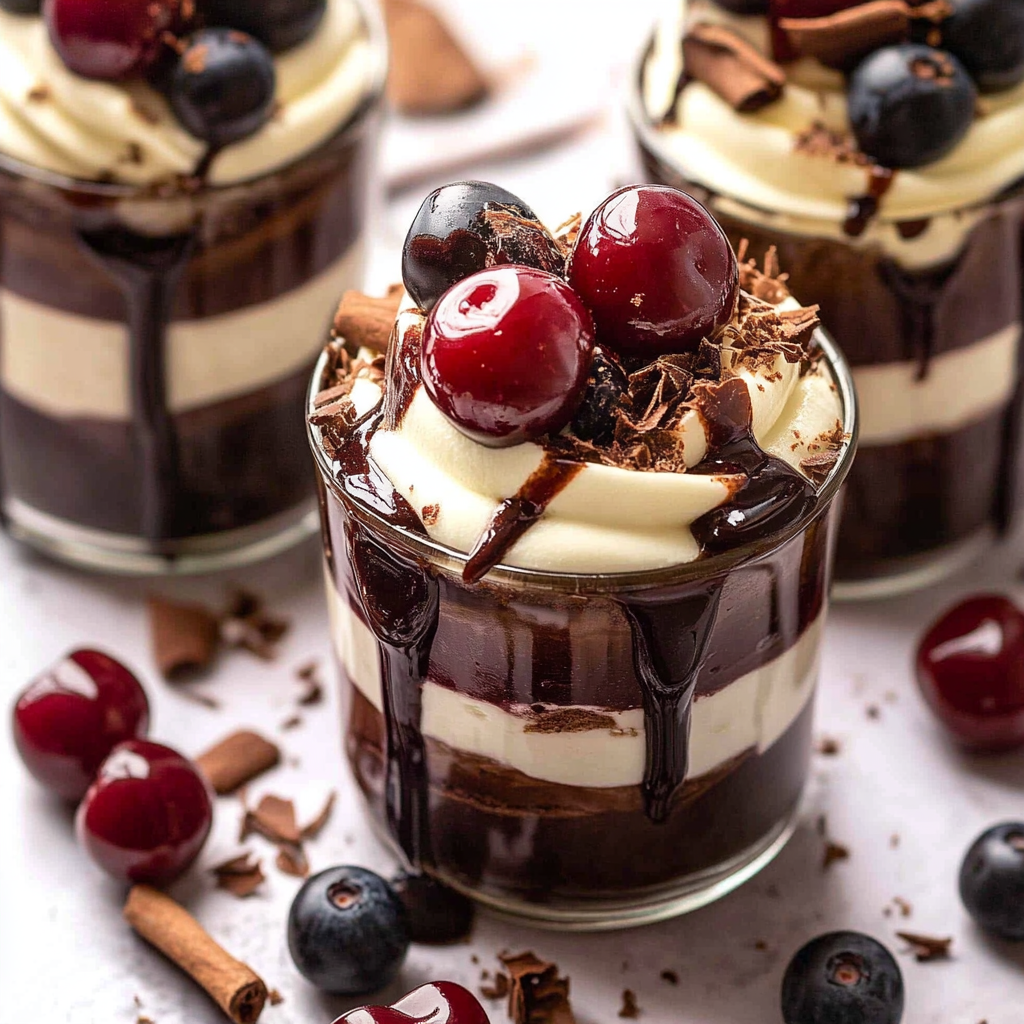 Black Forest Dessert Cups