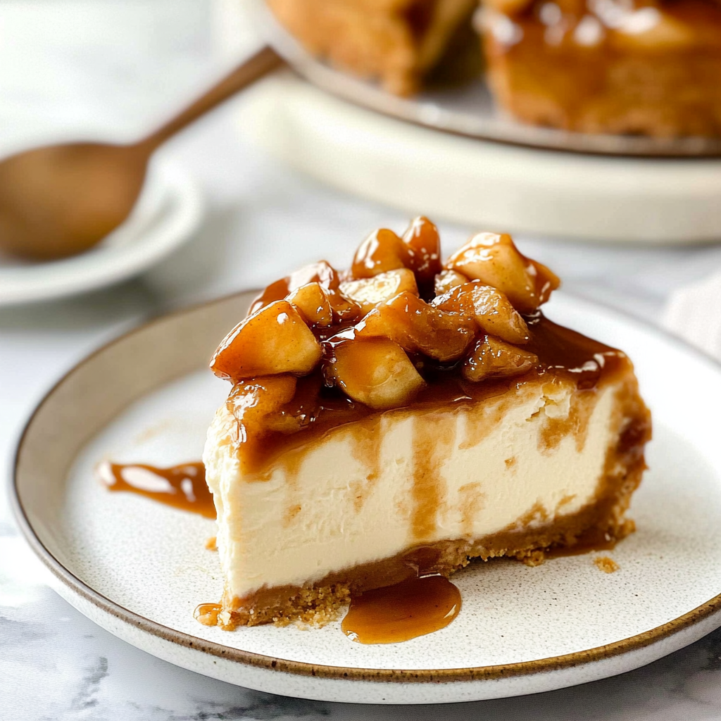 Caramel Apple Cheesecake