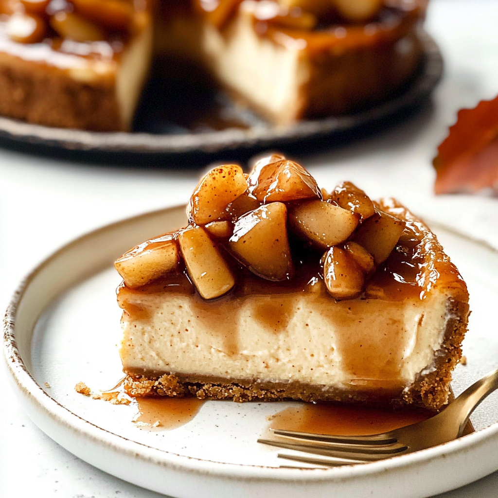 Caramel Apple Cheesecake