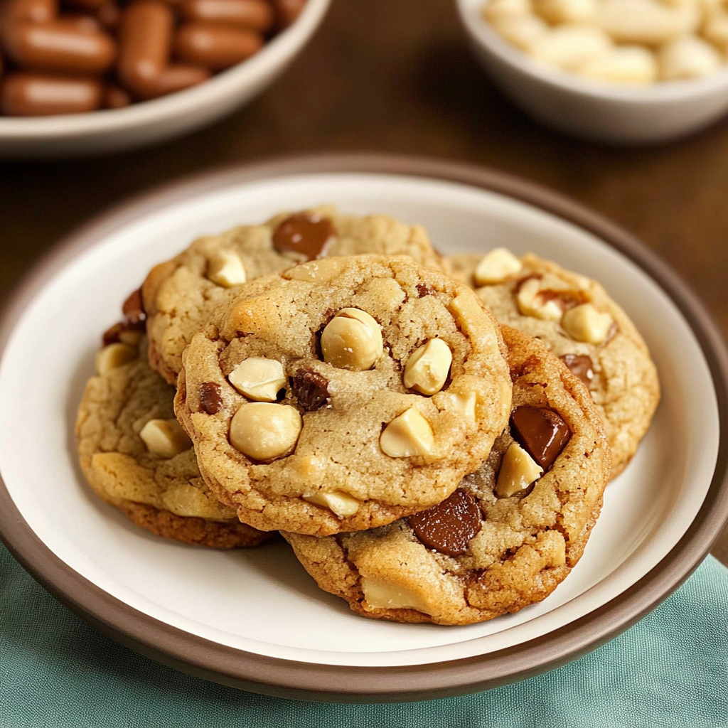 Caramelized Pistachio Brown Butter White Chocolate Chip Cookies for christmas