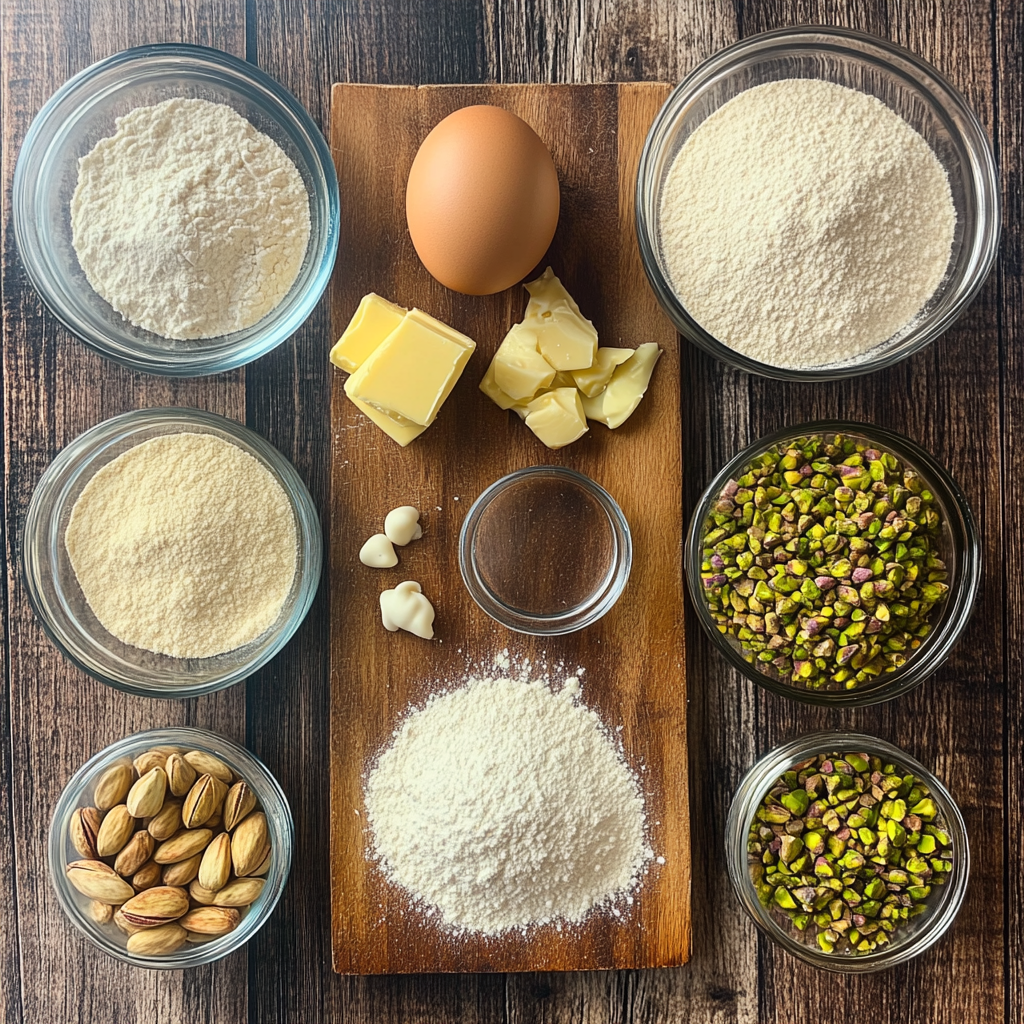 Caramelized Pistachio Brown Butter White Chocolate Chip Cookies for christmas ingredients
