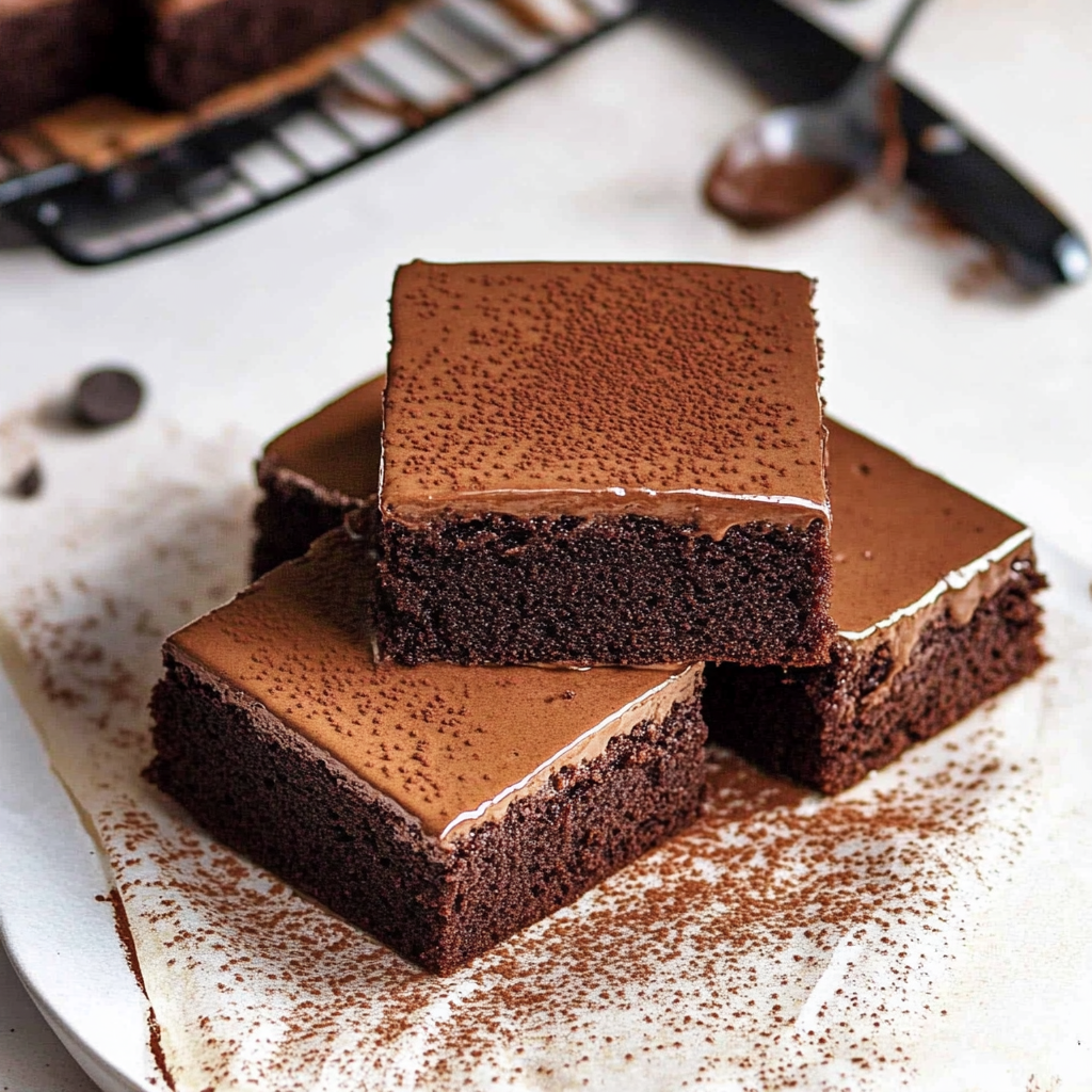 Chocolate Mousse brownies