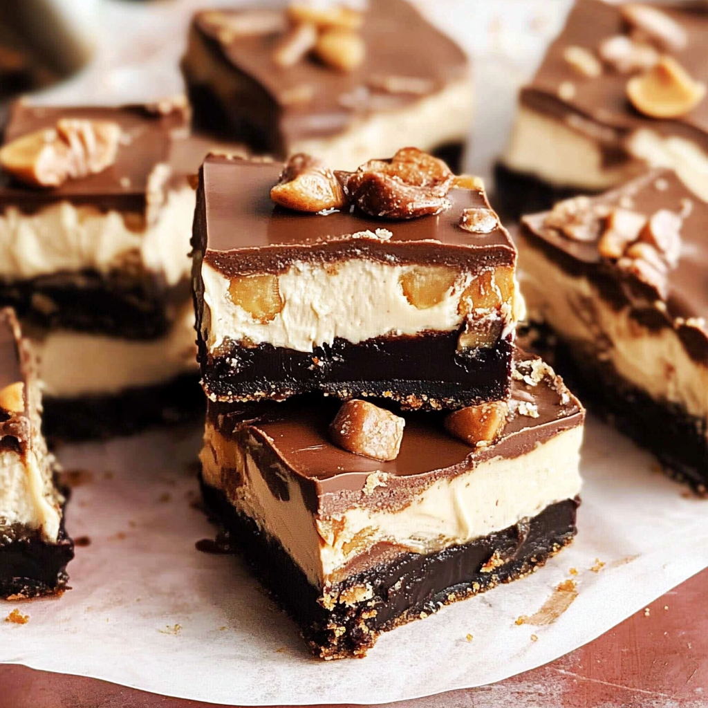 Chocolate Peanut Butter Pie Bars