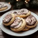 Christmas Chocolate Marshmallow Swirl Cookies