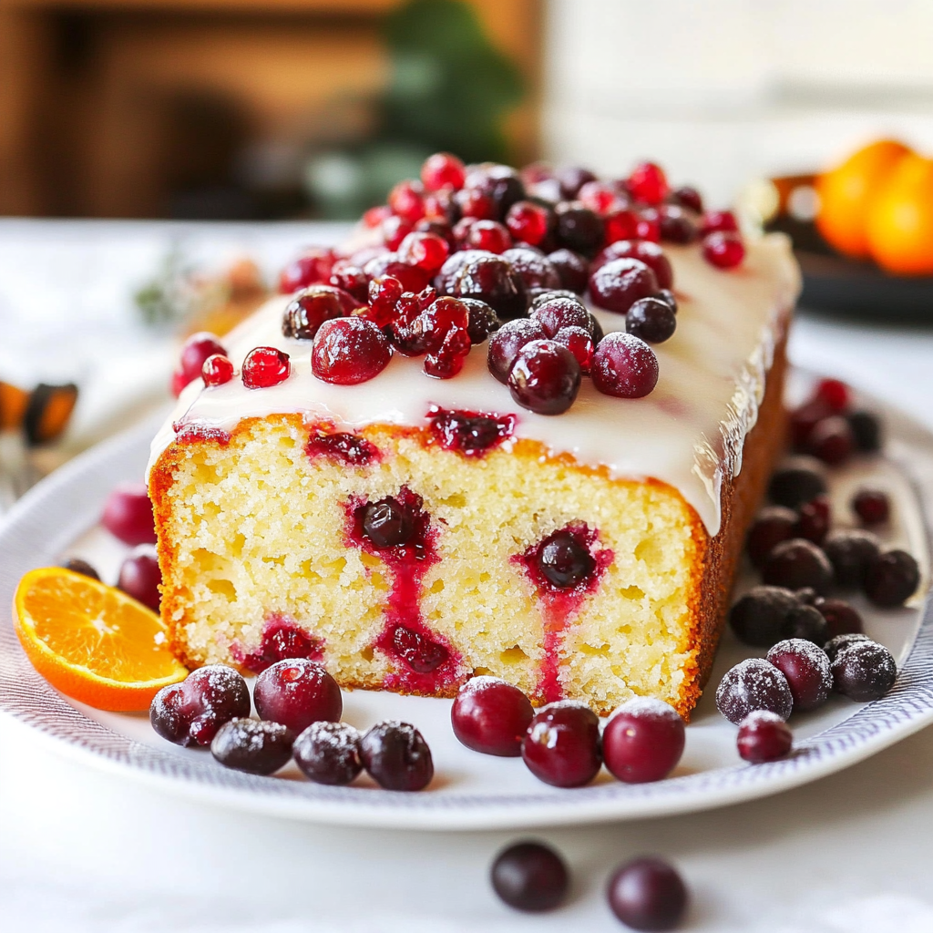 Christmas Cranberry Orange Loaf