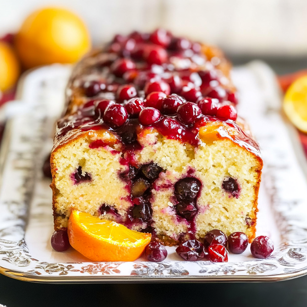 Christmas Cranberry Orange Loaf