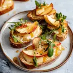 Apple and Brie Crostini with Hot Honey