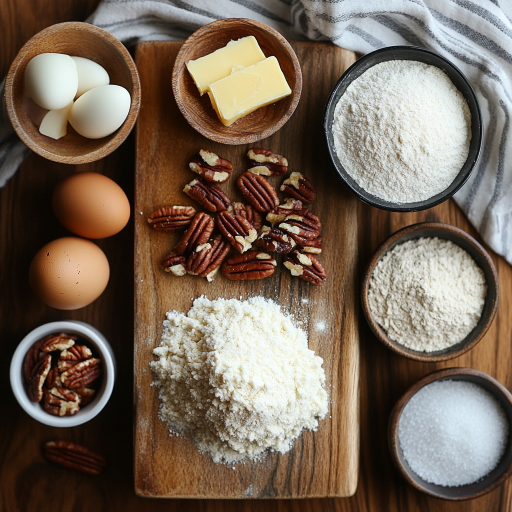 Christmas Gluten Free Pecan Pie Cookies ingredients