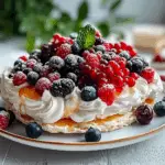 Christmas Pavlova with Berries