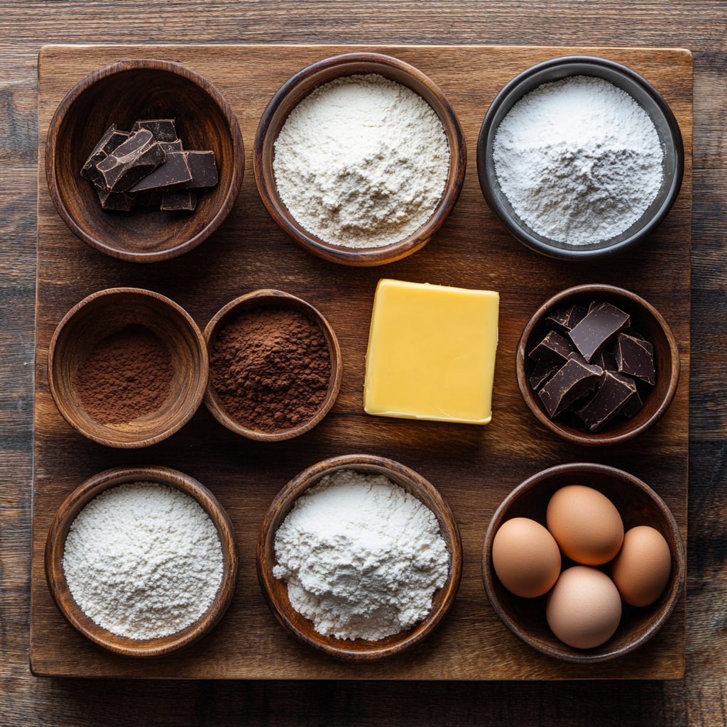 Christmas Homemade Oreo Cookie ingredients