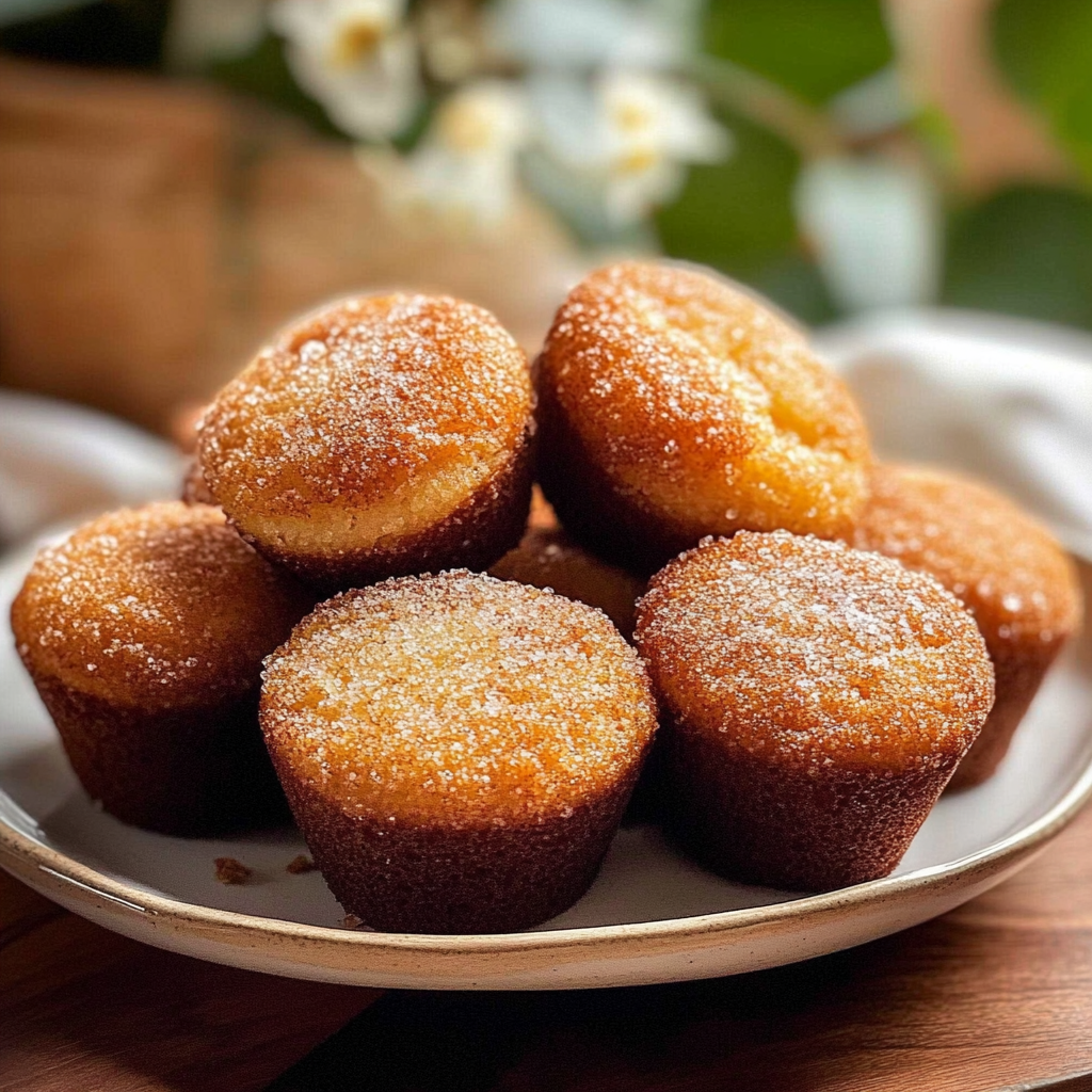Christmas Mini Cinnamon Muffins