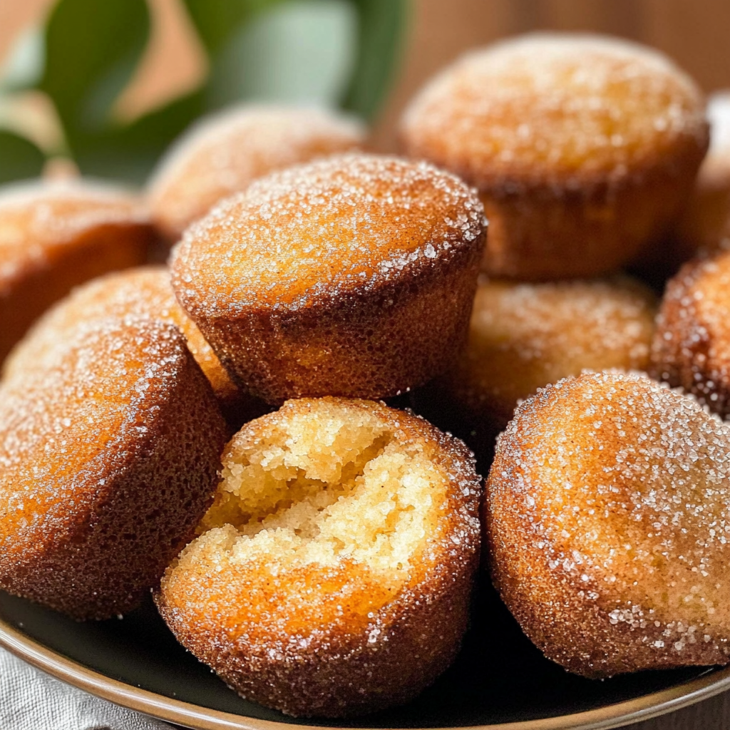 Christmas Mini Cinnamon Muffins