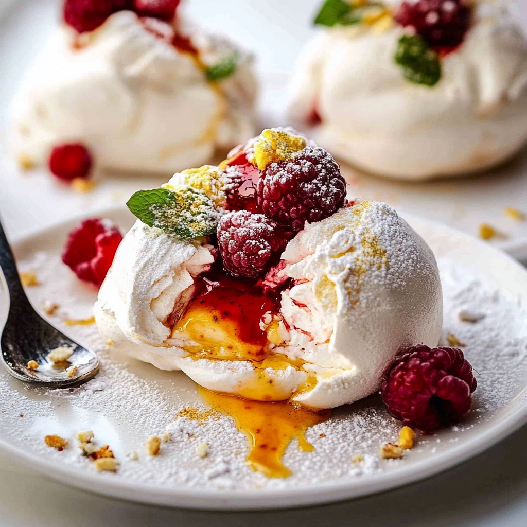Christmas Pavlova Bombs