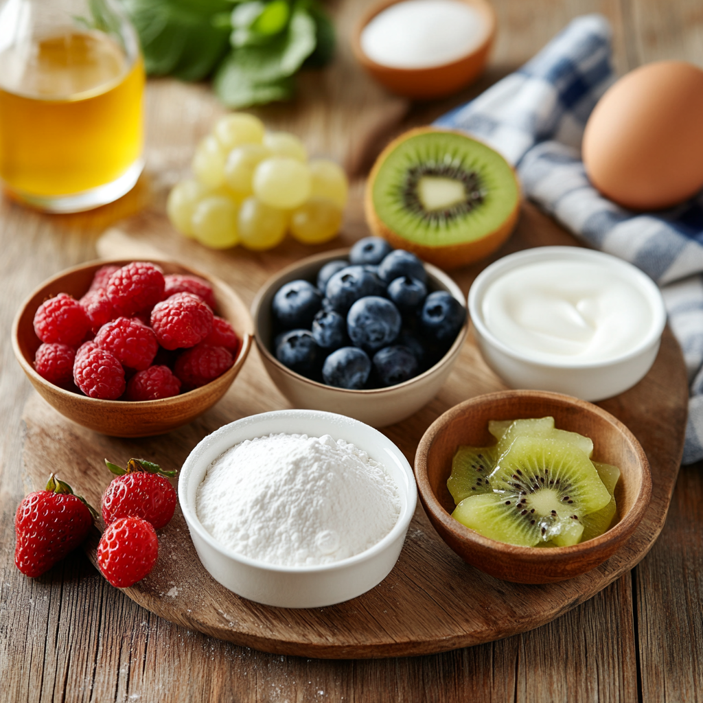 Christmas Pavlova Bombs ingredients