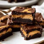 Christmas Peanut Butter Stuffed Brownies