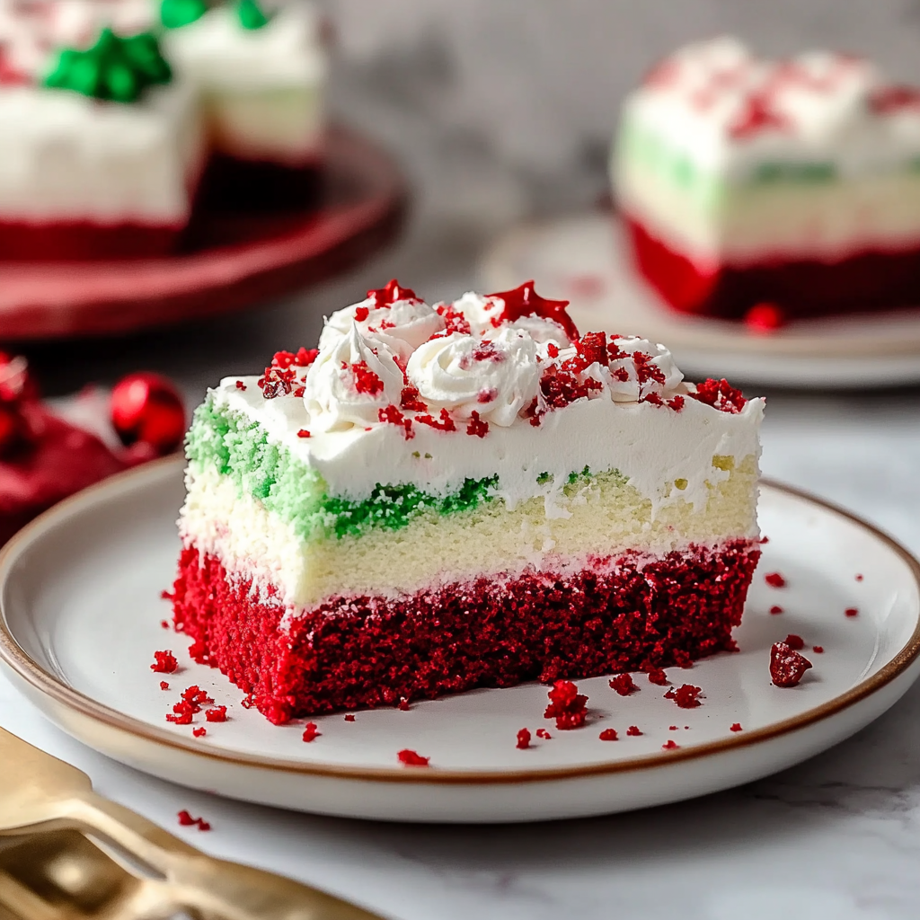 Christmas Red Velvet Layered Cake