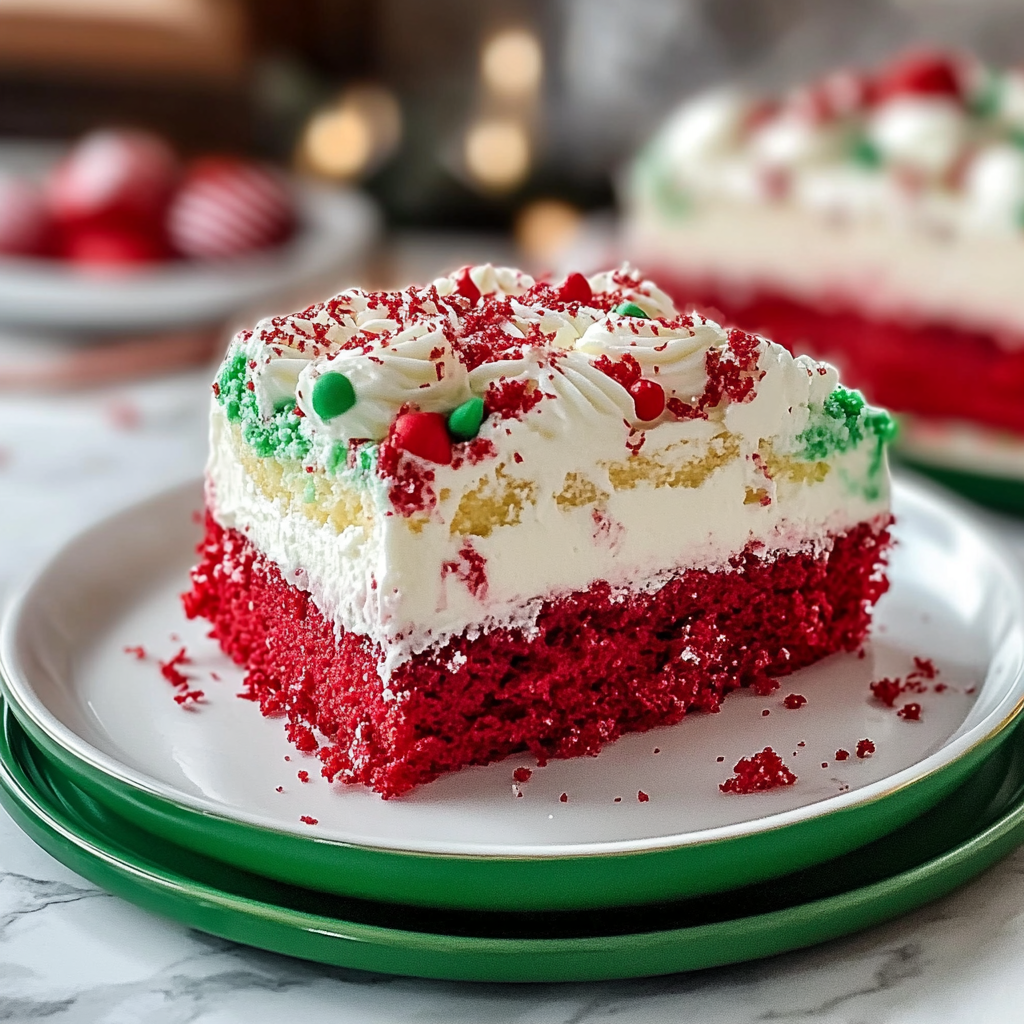 Christmas Red Velvet Layered Cake
