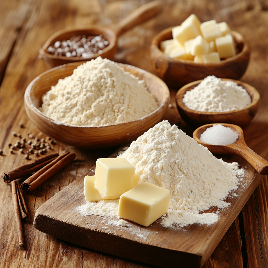 Christmas Shortbread Bites ingredients