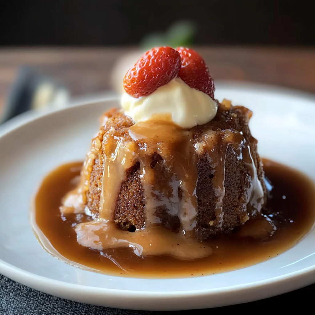 Christmas Slow Cooker Sticky Toffee Pudding