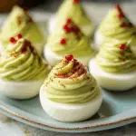 Christmas Tree Deviled Eggs