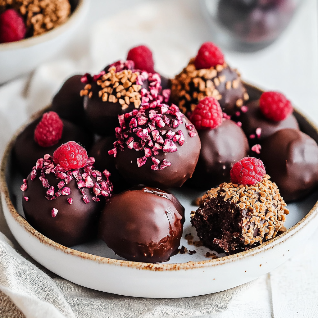 Christmas gluten & dairy free chocolate & date balls