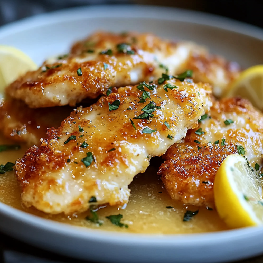 Crispy Zesty Lemon Pecorino Chicken