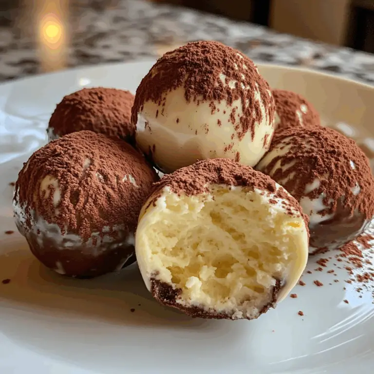 Eggnog Truffles