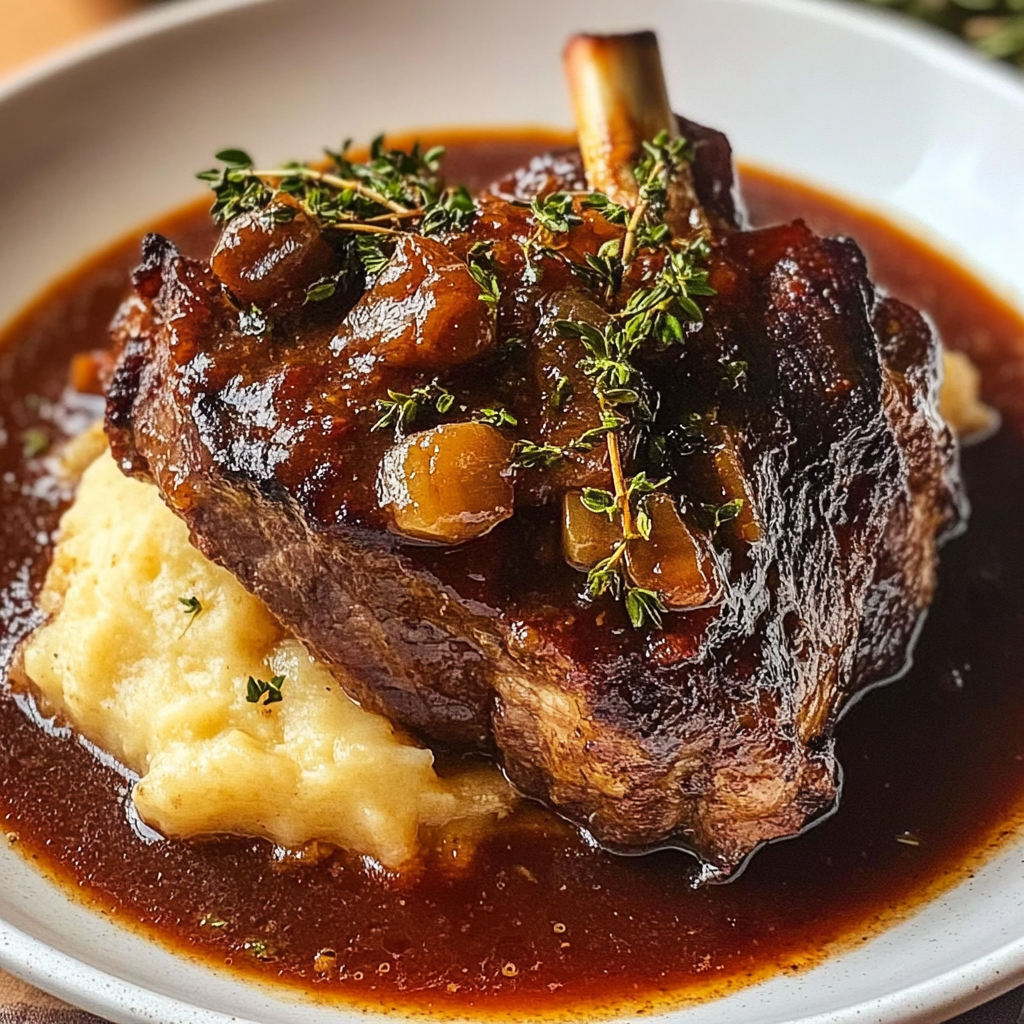 Festive Braised Lamb Shanks