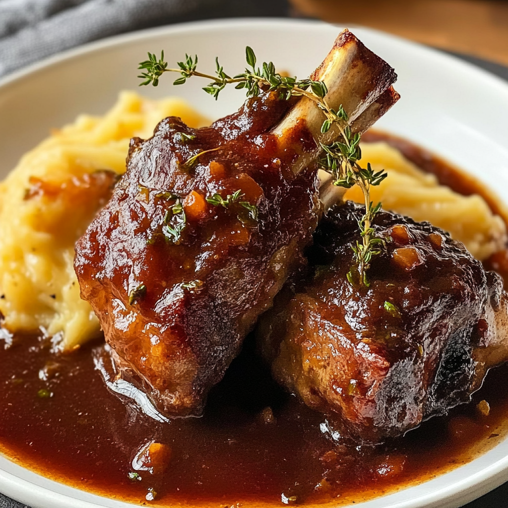 Festive Braised Lamb Shanks