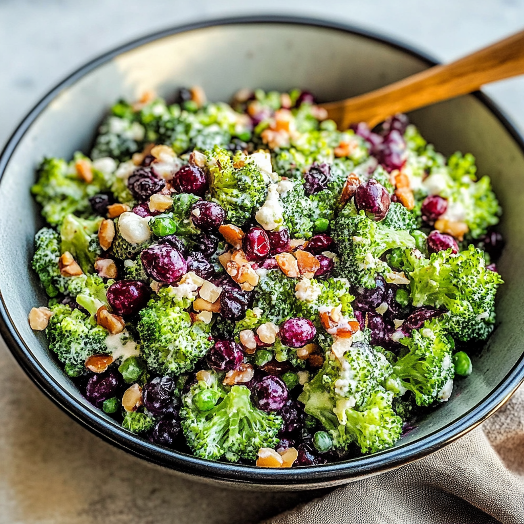 Festive Broccoli Cranberry Salad