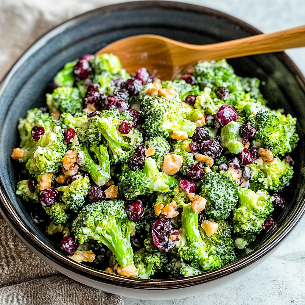 Festive Broccoli Cranberry Salad