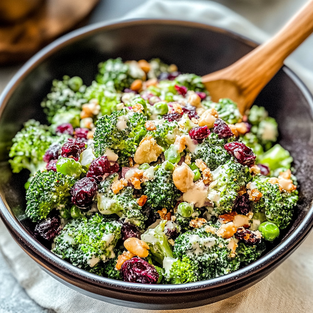 Festive Broccoli Cranberry Salad