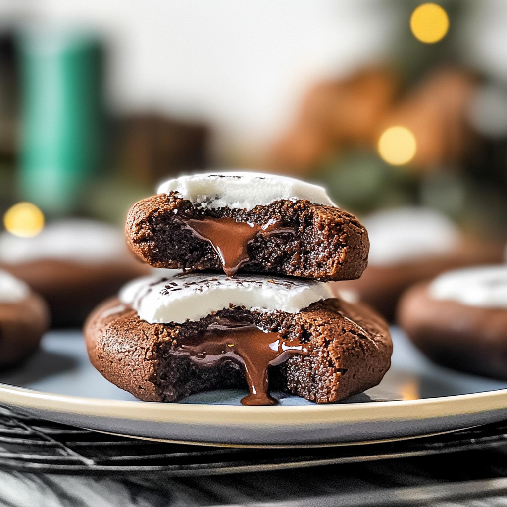 Festive Hot Chocolate Cookies