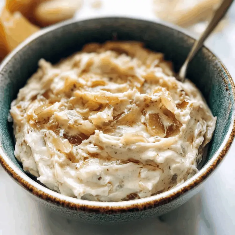 Holiday Caramelized Onion Dip