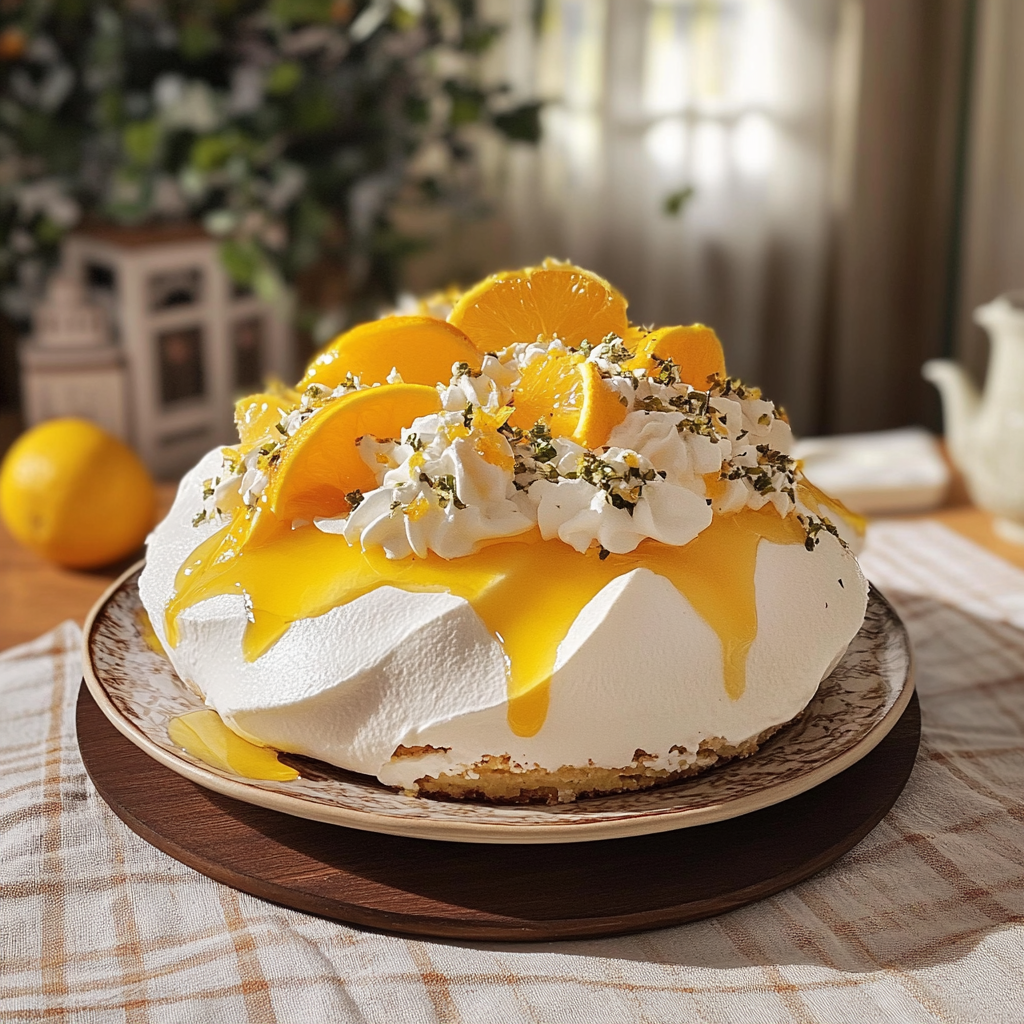 Holiday Citrus Pavlova