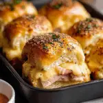 Holiday Hot Ham and Cheese Sliders