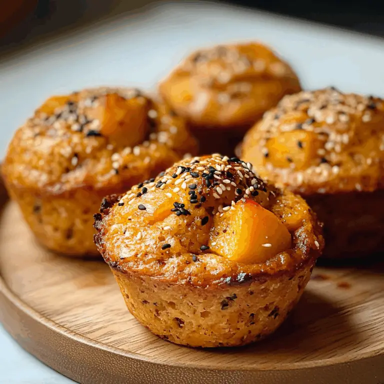 Japanese Sweet Potato and Sesame Muffins