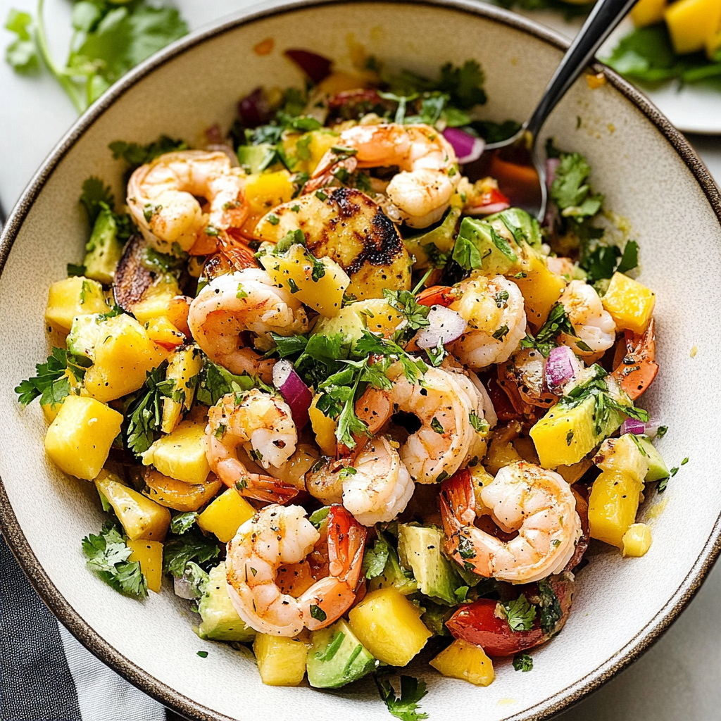 Mango Avocado Shrimp Salad